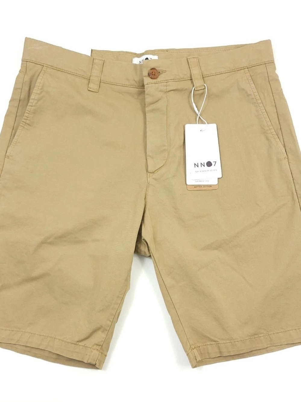 NN07 No Nationality - Men's Khaki Crown 1004 Chino Shorts - Size 31
